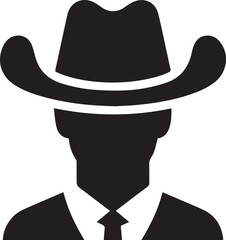 Cowboy Hat icon Vector illustration