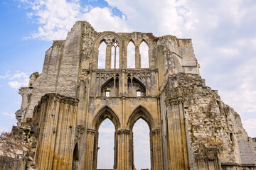 Ruines de l' Abbaye Saint-Bertin de Saint-Omer en France