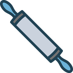 Rolling Pin Filled Line Icon