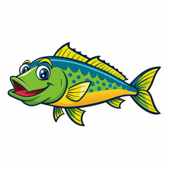 fish on a white background