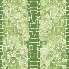 Crocodile skin texture with copy space. Close-up alligator pattern. Reptile scales. Crocodile leather texture. Realistic alligator skin. Crocodile design texture. Detailed crocodile skin close-up.