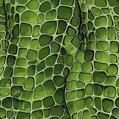 Crocodile skin texture with copy space. Close-up alligator pattern. Reptile scales. Crocodile leather texture. Realistic alligator skin. Crocodile design texture. Detailed crocodile skin close-up.