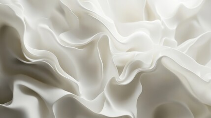 Obraz premium Abstract fluid white