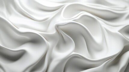 Obraz premium Abstract fluid white