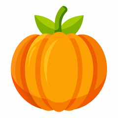 Pumpkin icon on white background 