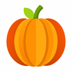 Pumpkin icon on white background 