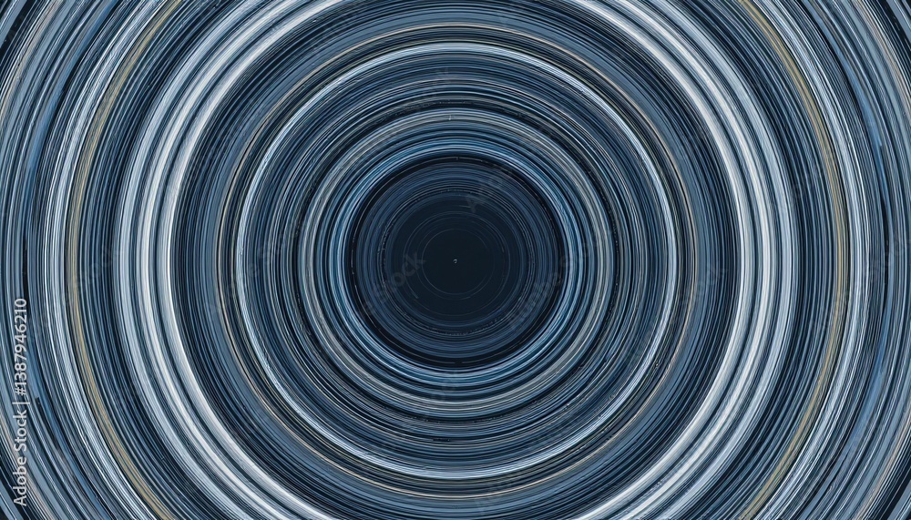 Poster dynamic circular motion patterns abstract digital art visual design contemporary environment close-u