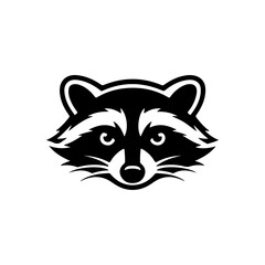 Illustration of racoon head. Design element for logo, label, sign. Vector illustration © Kotliar Ivan