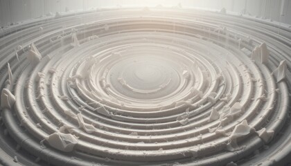 Obraz premium Creating mesmerizing spiral patterns in a laboratory setting abstract art minimalist environment close-up view exploring visual concepts