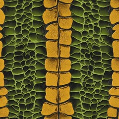 Crocodile skin texture with copy space. Close-up alligator pattern. Reptile scales. Crocodile leather texture. Realistic alligator skin. Crocodile design texture. Detailed crocodile skin close-up.