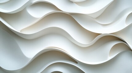 Obraz premium Abstract fluid white