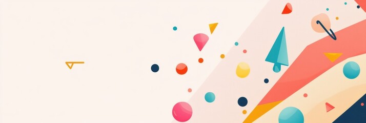 Party logo design featuring abstract icons and vibrant colors for a modern celebration theme inspired by joyful festivities and contemporary aesthetics