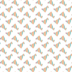 Diffusion Of Triangles Seamless Vector Pattern Design