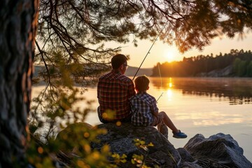 We Sat in Stillness, Casting Lines into the Deep, Hoping to Catch More Than Fish