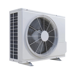 Isolated Outdoor Unit on transparent background