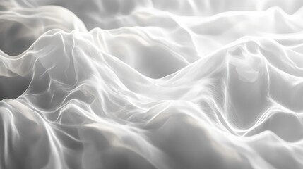 Obraz premium Abstract fluid white