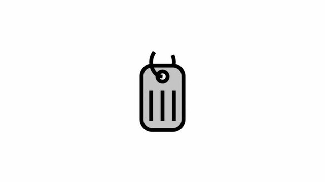 Military Tag symbol - Military icon.