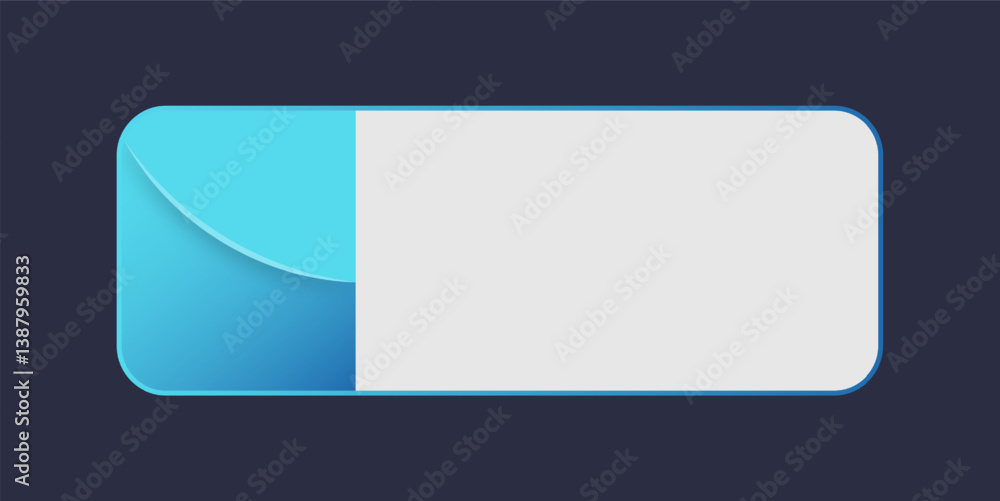 Poster lower third interface in gradient colors. video overlay element.