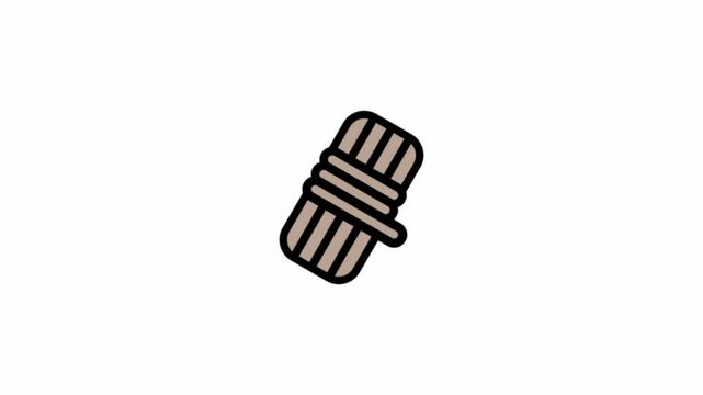Paracord symbol - Military icon.