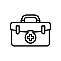 Icon of a doctorchest / first aid kit