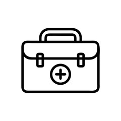 Icon of a doctorchest / first aid kit