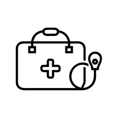 Icon of a doctorchest / first aid kit