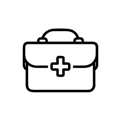 Icon of a doctorchest / first aid kit