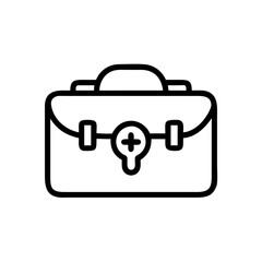 Icon of a doctorchest / first aid kit