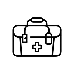 Icon of a doctorchest / first aid kit