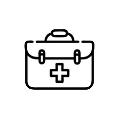 Icon of a doctorchest / first aid kit