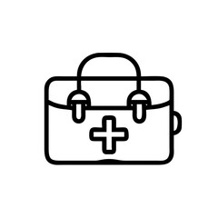 Icon of a doctorchest / first aid kit