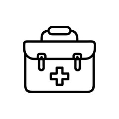 Icon of a doctorchest / first aid kit