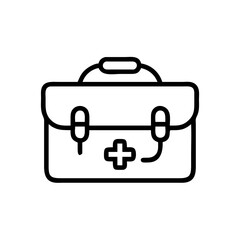 Icon of a doctorchest / first aid kit