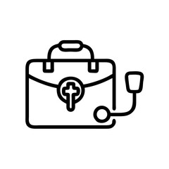 Icon of a doctorchest / first aid kit