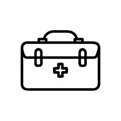 Icon of a doctorchest / first aid kit