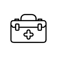 Icon of a doctorchest / first aid kit