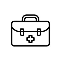 Icon of a doctorchest / first aid kit