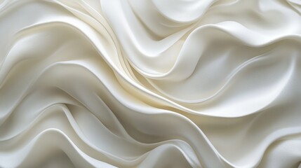 Obraz premium Abstract fluid white