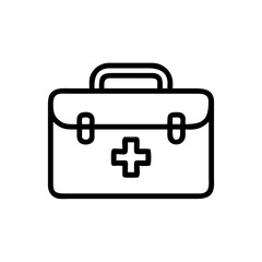 Icon of a doctorchest / first aid kit