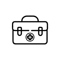Icon of a doctorchest / first aid kit