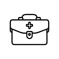 Icon of a doctorchest / first aid kit