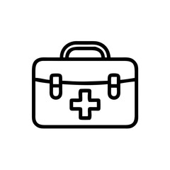Icon of a doctorchest / first aid kit