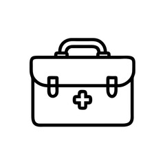 Icon of a doctorchest / first aid kit