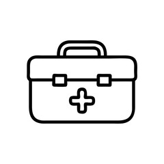 Icon of a doctorchest / first aid kit