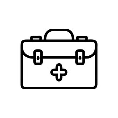 Icon of a doctorchest / first aid kit