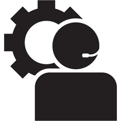 Maintanence, support, technical icon