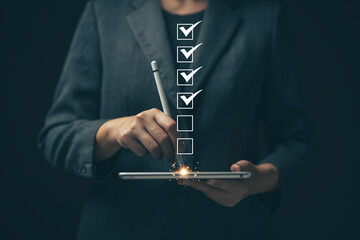 Reviewing and completing online survey forms document management system Assessment form,...