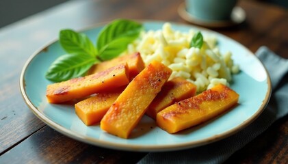 Close-up of empty plate, minimalist fasting concept, renewal, diet plan