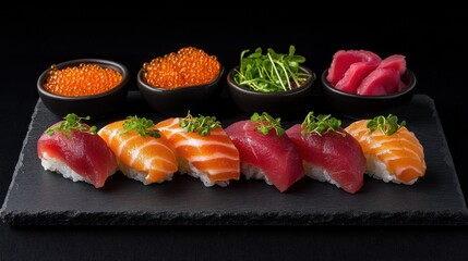 Sushi variedad presentación elegante