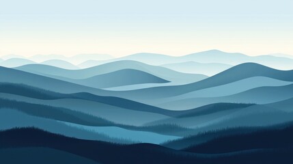 Obraz premium Serene mountain landscape